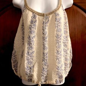 FREE PEOPLE, Beautiful Short Sleeveless Tank Blouse